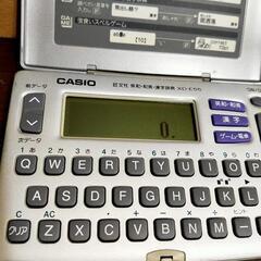 電子辞書 カシオEX－wordの画像