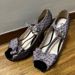 レースリボンハイヒール