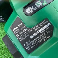 635 125㎜ コードレスチップソーカッター HiKOKI ハイコーキ CD3605DA(XP) 本体・ケース・バッテリ×1 中古品の画像