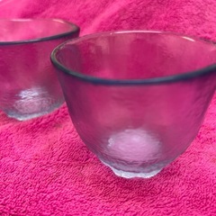 ガラスのグラス2個の画像