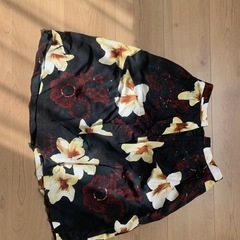 花柄　フレアスカートの画像