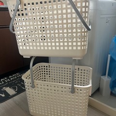 せんたくかご2個の画像