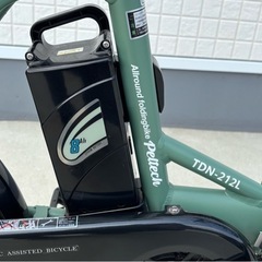 PELTECH(ペルテック) アルミ折り畳み電動アシスト自転車 20インチ折り畳み外装6段変速TDN-212Lの画像