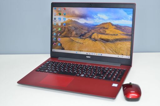 中古良品ノートパソコン NEC NS700/N Windows11+office 爆速SSD512GB+HDD1TB core i7-8565U/メモリ8GB/15.6インチ/WEBカメラ/ブルーレイ