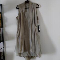 【新品未使用】シフォンドレス レースボレロ付きの画像