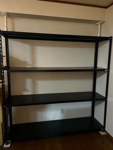 ★スチールラック ブラック 美品★