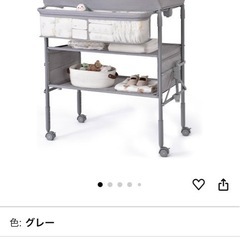 Maydolly オムツ交換台 オムツ換えテーブル 折り畳み可能 高さ調節可能 キャスター付き 収納付き お手入れ簡単の画像