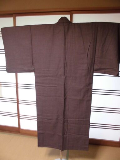 紬　男物アンサンブル(新品)