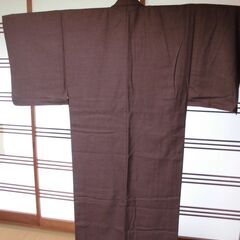 紬　男物アンサンブル(新品)