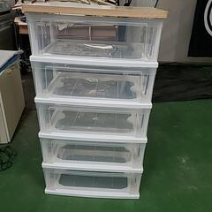 113🉐.ウッドトップチェスト五段