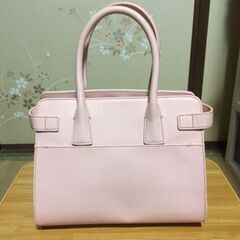 レベッカテイラー 本革 ハンドバッグ ピンク