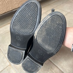 1度使用のローファーの画像