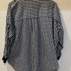 ギンガム長袖シャツの画像