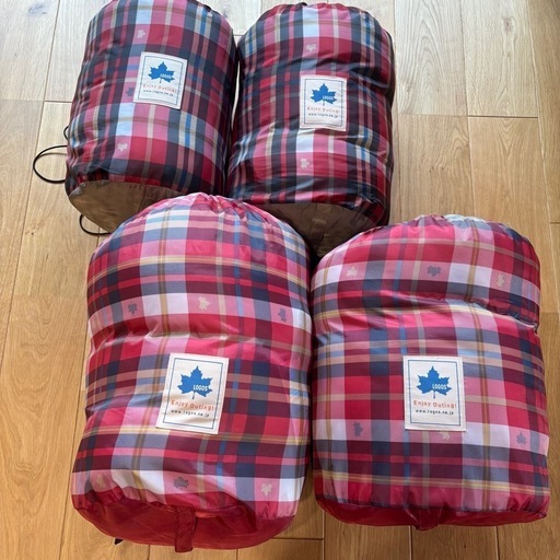 ロゴス　丸洗いスランバーシュラフ　4点セット　寝袋