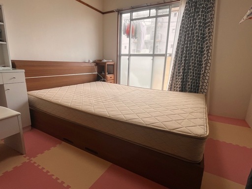 香椎浜　周辺　 中古ダブルベッド