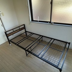 ニトリ シングルベッド+マットレスの画像