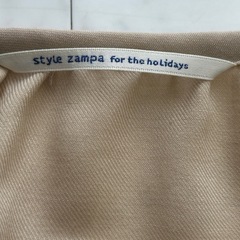 ザンパ　ベージュ　ブラウス　Mサイズの画像