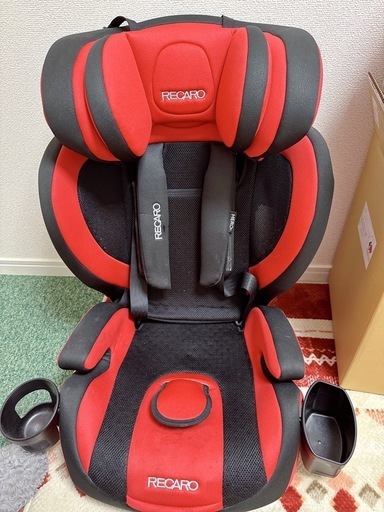 RECARO 車用チャイルドシート レッド/ブラック
