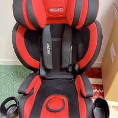 RECARO 車用チャイルドシート レッド/ブラック