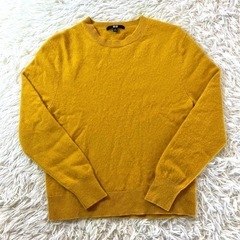 UNIQLO  （ユニクロ） 長袖クルーネックセーター カシミヤ100%
の画像