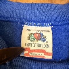 80s FRUIT OF THE LOOM USA製 スウェットシャツ XLの画像