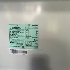 🌸美品　ハイセンス2ドア冷蔵庫　おまけ電子レンジ　一人暮らしの画像