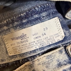 【レア】Wrangler 80s 936HUD usa製 W29 L34の画像