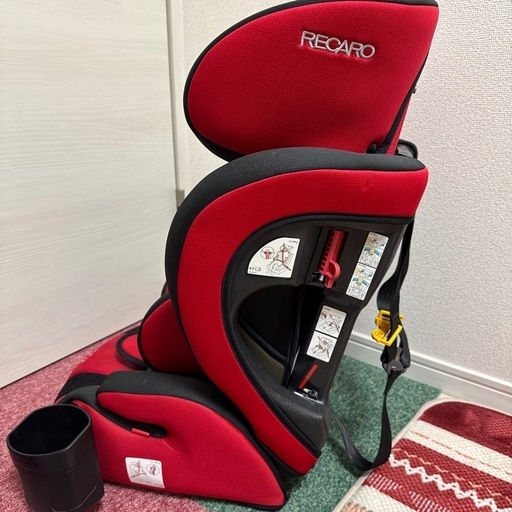RECARO 車用チャイルドシート レッド/ブラック