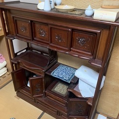 飾り棚　茶箪笥　　　