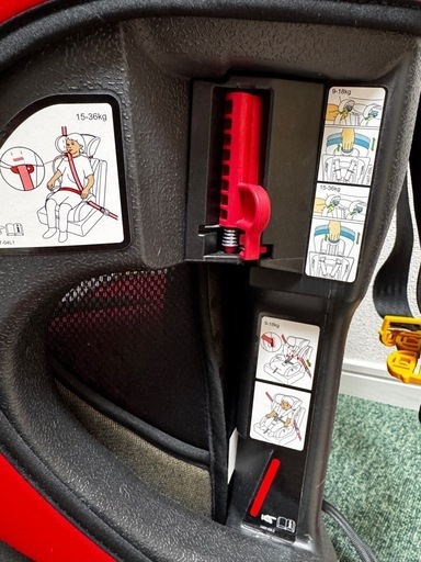 卸売 RECARO 車用チャイルドシート レッド/ブラック