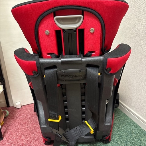RECARO 車用チャイルドシート レッド/ブラック