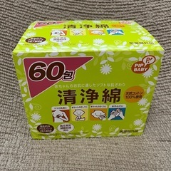 清浄綿　60包　未開封