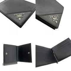 プラダ PRADA マネークリップ 2MN001 ブラック
