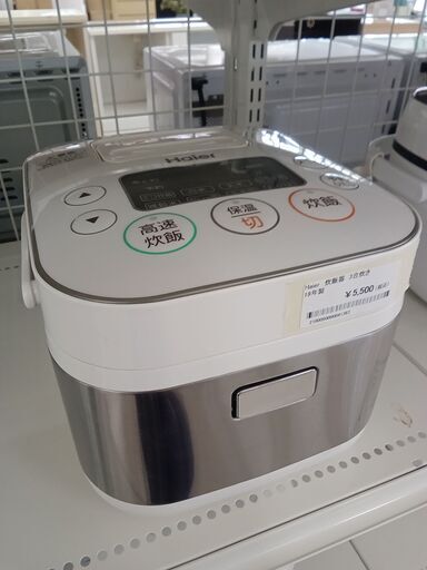 ★ジモティ割あり★ Haier 炊飯器 JJ-M31D 3合炊き 19年製 動作確認／クリーニング済み TC7698