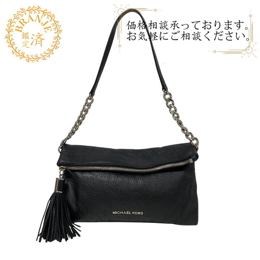 マイケルコース Michael Kors ショルダーバッグ チェーン タッセル ワンショルダー ブラック