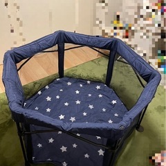 日本育児　洗えてたためるポータブルベビーサークル | ベビーサークル