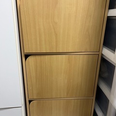 カラーボックス3段　縦置きと横置き