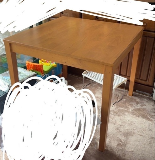 美品◆正方形テーブル