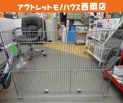 ストーブガード 大型 幅100×奥行64×高さ71㎝ 三方式 赤ちゃんガード ストーブ柵 札幌市西岡店