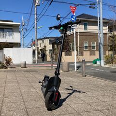 再値下げ！最新モデル　免許不要　500Wハイパワー電動キックボード　　メーカ保障・自賠責ありの画像