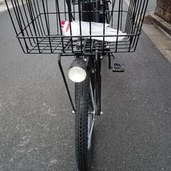 激安！美品！新型新基準高年式！軽量アルミSW！Panasonic電動アシスト自転車！子供乗せ用ミニベロ20インチ！フロントタイヤ新品！の画像
