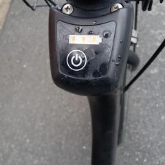 激安！美品！新型新基準高年式！軽量アルミSW！Panasonic電動アシスト自転車！子供乗せ用ミニベロ20インチ！フロントタイヤ新品！の画像