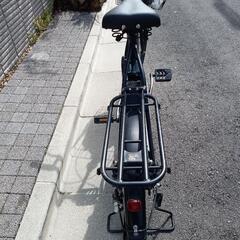 激安！美品！新型！新基準！軽量アルミ！子供乗せ！Panasonic電動アシスト自転車！20インチ！フロントタイヤ新品！の画像