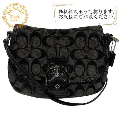 コーチ COACH ショルダーバッグ シグネチャー ブラック