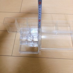 【無料】クリア小物入れ　４個セットの画像