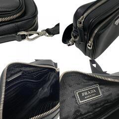 プラダ PRADA ショルダーバッグ サフィアーノ NERO 2VH170 ブラックの画像