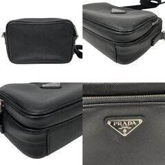 プラダ PRADA ショルダーバッグ サフィアーノ NERO 2VH170 ブラックの画像