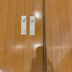 マグネットバスルーム物干し竿ホルダー2個組 、竿付き　タワー ホ...