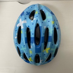 UnaFreely 子供用 軽量ヘルメット  サイクリング 自転車 スケート用 軽量ヘルメット 幼児 小学生【M/L】スノーフレーク・使用頻度少の画像