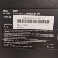 HYUNDAI 19型ワイド液晶 X93W ジャンクの画像